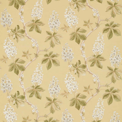 Chestnut Tree Lemon/Lettuce Fabric by Sanderson