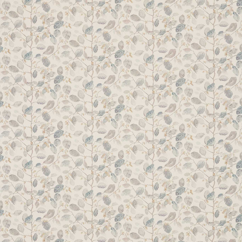 225531 Woodland Berries Arboretum Grey and Silver Fabric by Sanderson