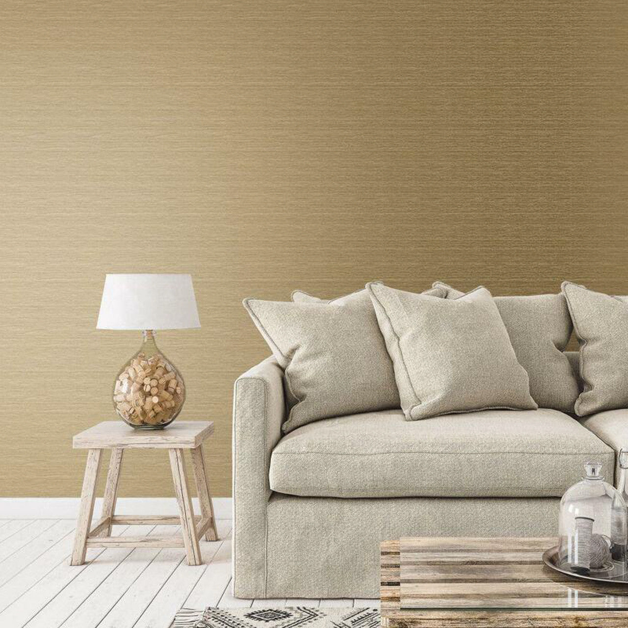 DWP0230-08 Metallic Plain Emporium Wallpaper by Galerie
