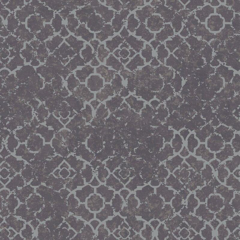 DWP0246-01 Aged Quartrefoil Emporium Wallpaper by Galerie
