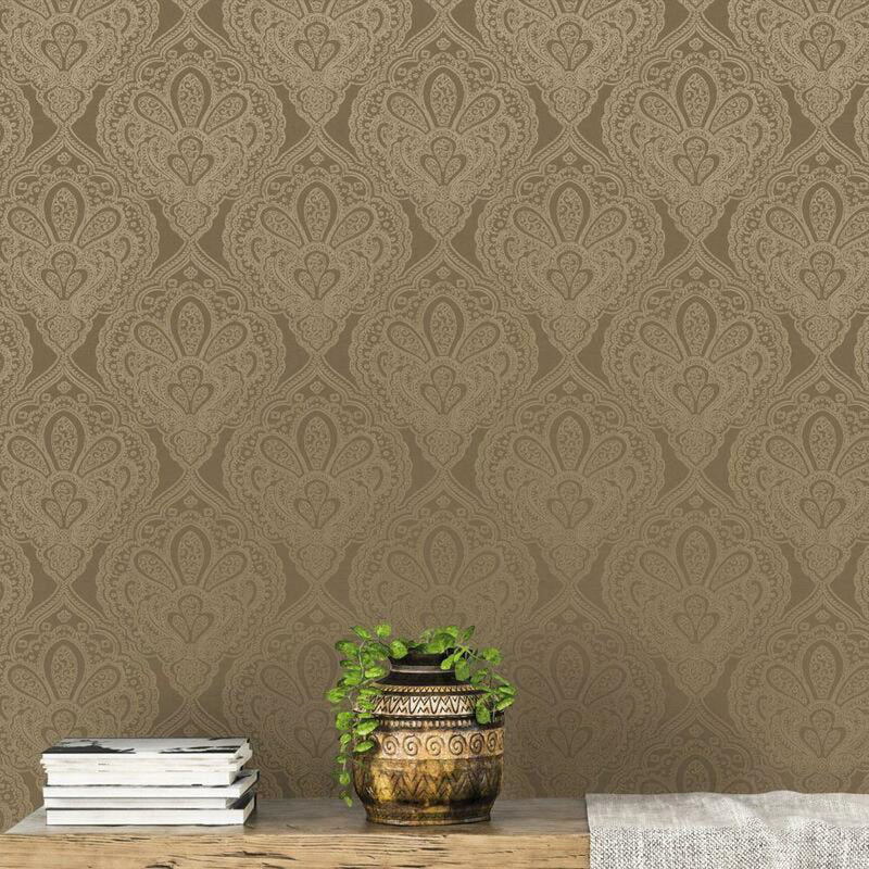 DWP0247-07 Mehndi Damask Emporium Wallpaper by Galerie