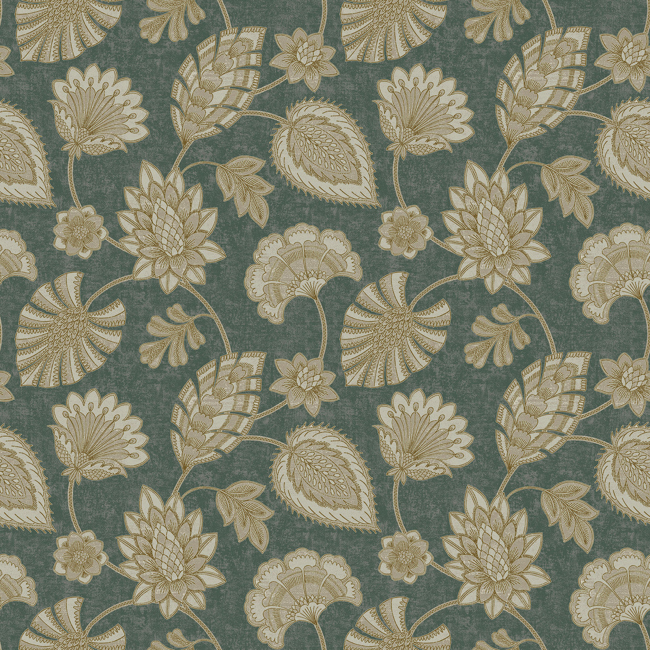 DWP0351-01 Flower Fan Elegance Wallpaper By Galerie