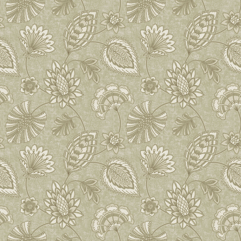 DWP0351-03 Flower Fan Elegance Wallpaper By Galerie