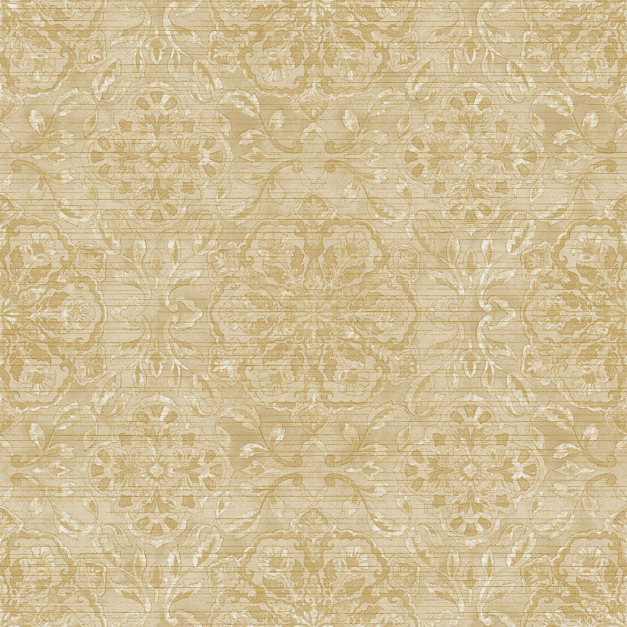 DWP0353-03 Floral Stripe Elegance Wallpaper By Galerie