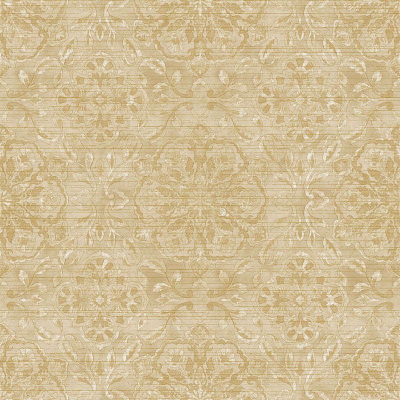 DWP0353-03 Floral Stripe Elegance Wallpaper By Galerie