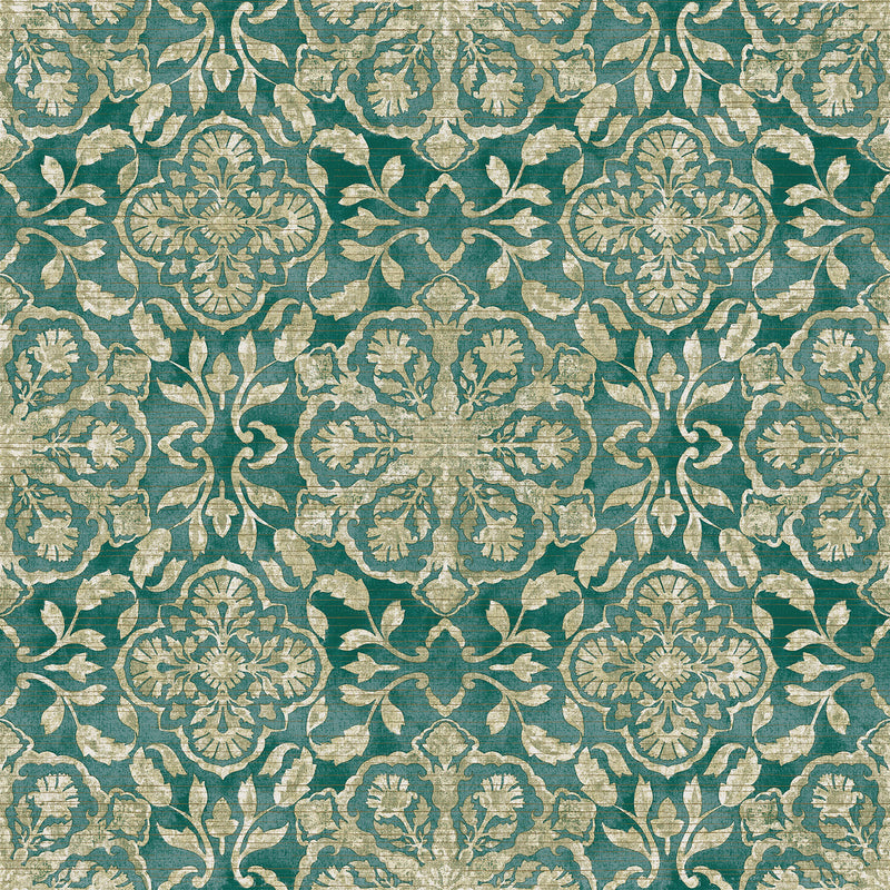 DWP0353-05 Floral Stripe Elegance Wallpaper By Galerie