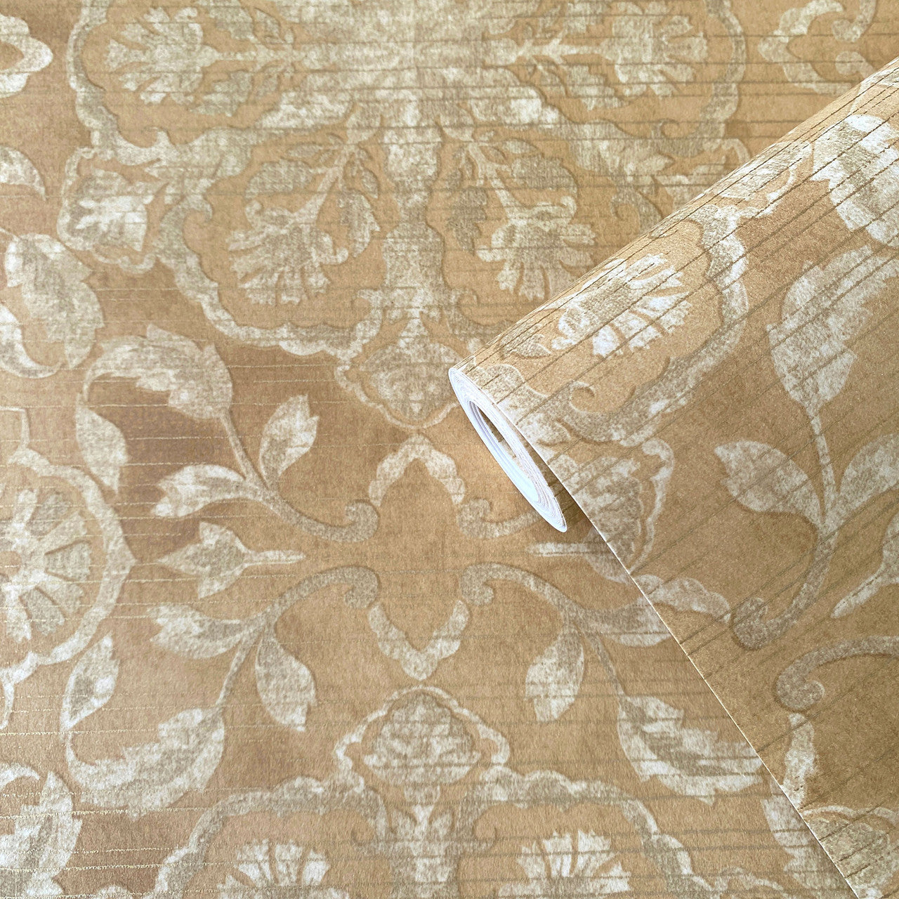 DWP0353-06 Floral Stripe Elegance Wallpaper By Galerie