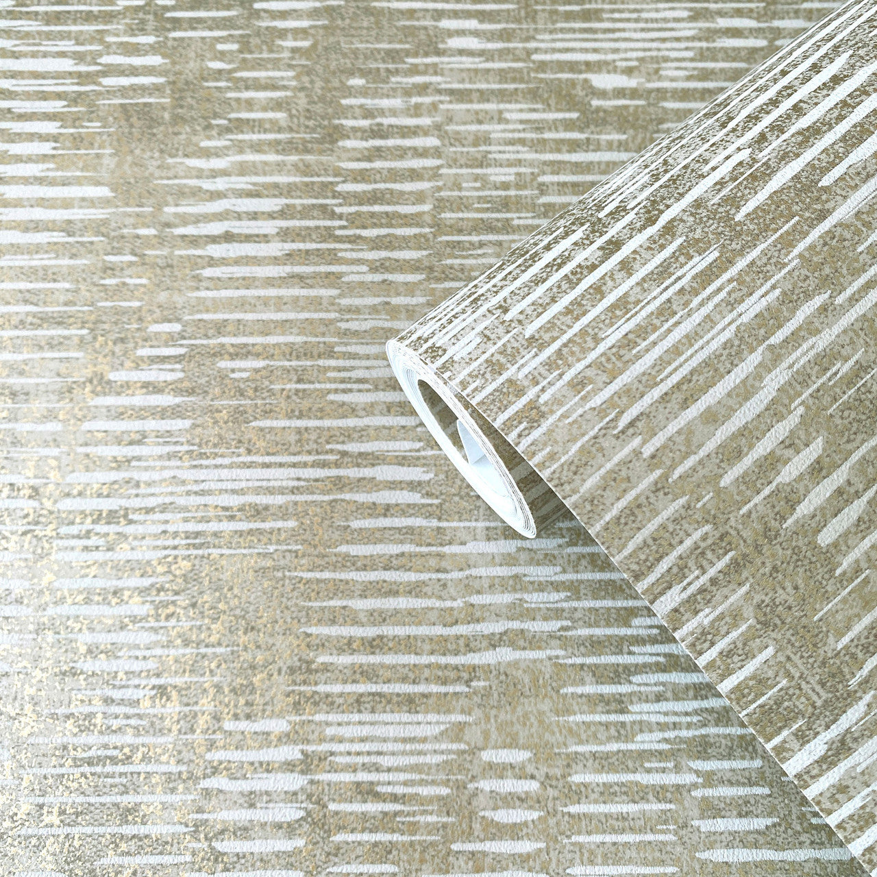 DWP0357-02 Stripy Shimmer Elegance Wallpaper By Galerie
