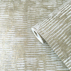 DWP0357-02 Stripy Shimmer Elegance Wallpaper By Galerie