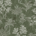 Floating Foliage Zen Green Wallpaper By Galerie