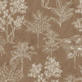 Floating Foliage Zen Beige Wallpaper By Galerie