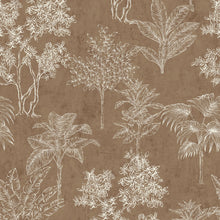 DWP0361-02 Floating Foliage Zen Beige Wallpaper By Galerie