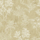 DWP0361-03 Floating Foliage Zen Bronze Brown Wallpaper By Galerie