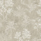 Floating Foliage Zen Silver Grey Wallpaper By Galerie