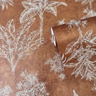 DWP0361-07 Floating Foliage Zen Orange Wallpaper By Galerie