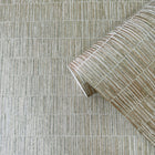 DWP0362-01 Bamboo Screen Zen Green Wallpaper By Galerie
