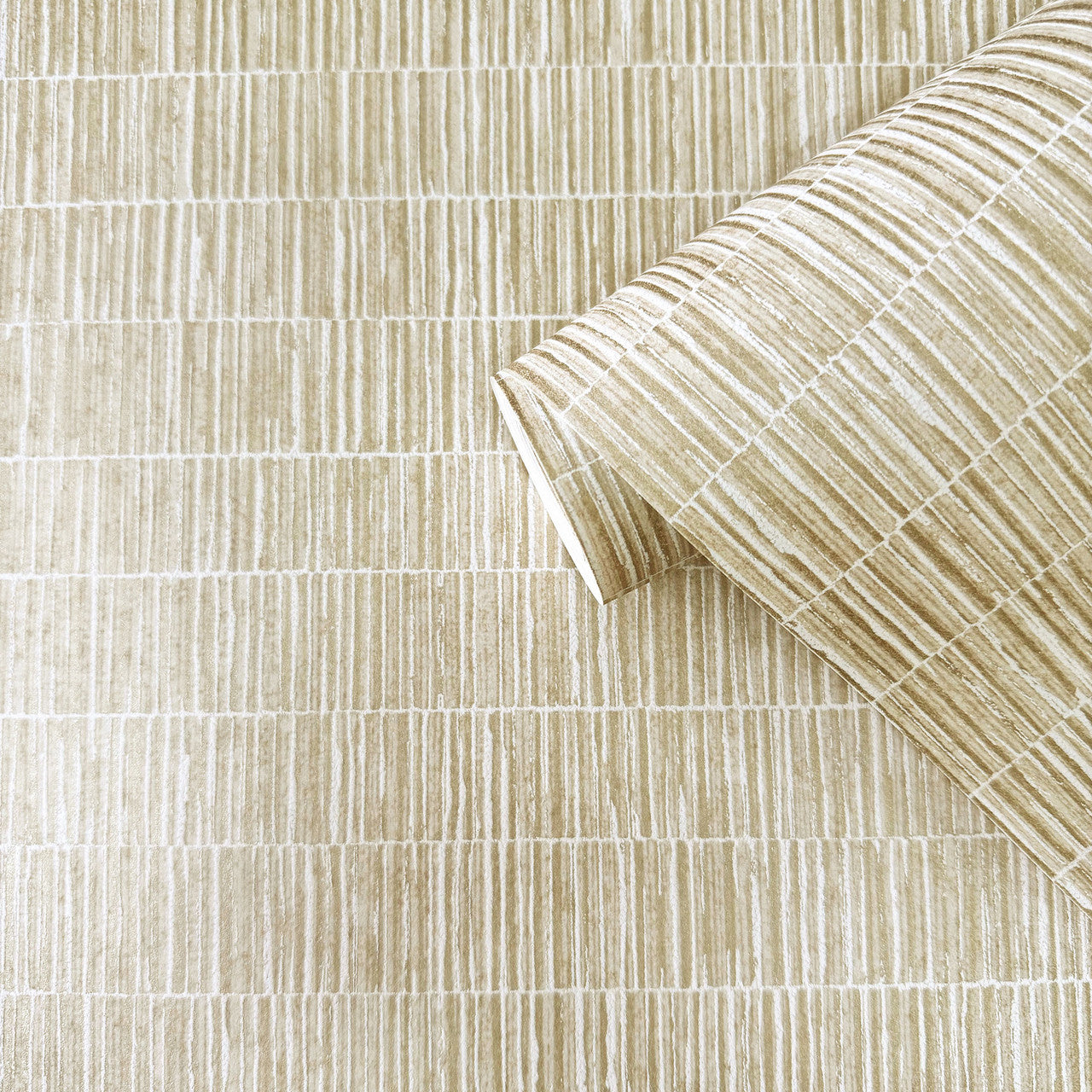 DWP0362-03 Bamboo Screen Zen Bronze Brown Wallpaper By Galerie