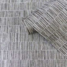 DWP0362-07 Bamboo Screen Zen Silver Grey Wallpaper By Galerie