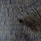 DWP0362-09 Bamboo Screen Zen Blue Wallpaper By Galerie