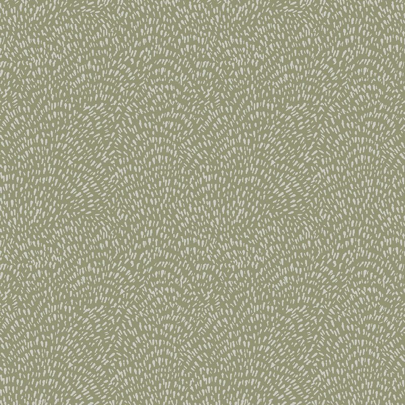 DWP0363-01 Fan Fleck Zen Green Wallpaper By Galerie