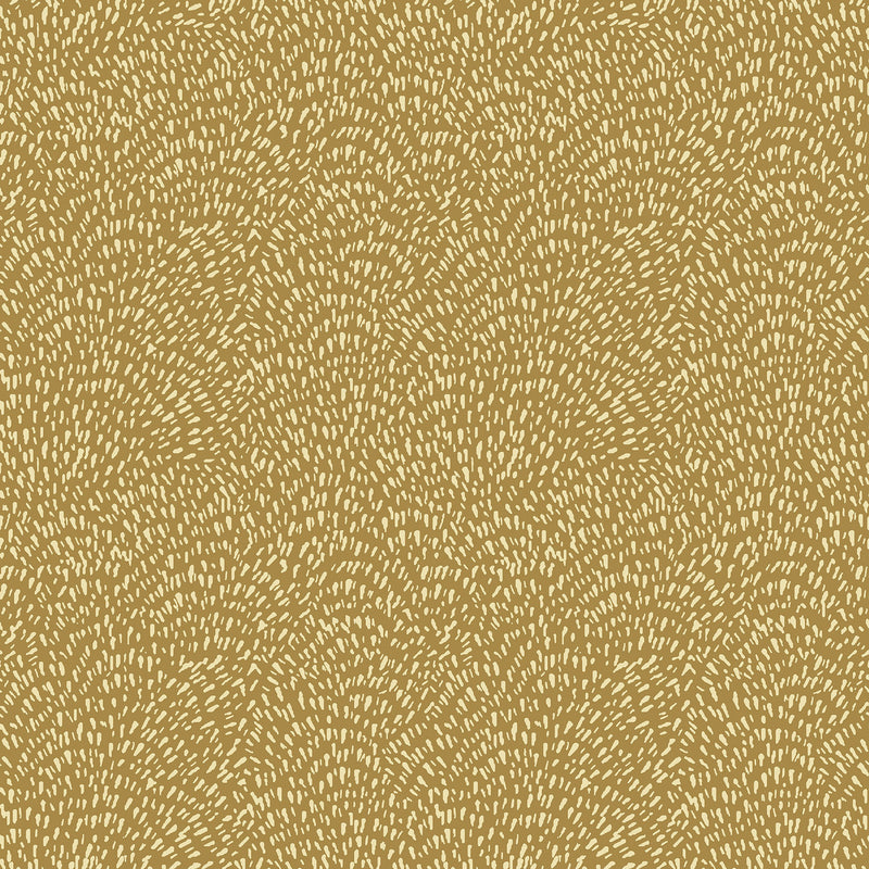 DWP0363-04 Fan Fleck Zen Gold Wallpaper By Galerie