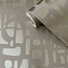DWP0364-01 Chunky Geo Zen Gold Wallpaper By Galerie