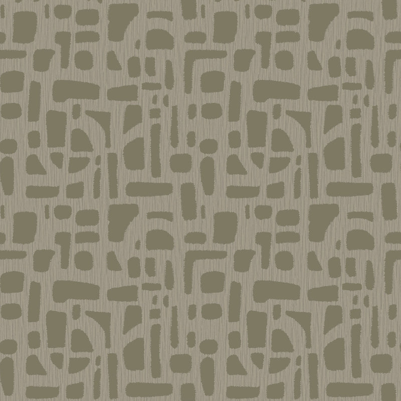 DWP0364-01 Chunky Geo Zen Gold Wallpaper By Galerie