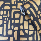 DWP0364-04 Chunky Geo Zen Rose Gold Wallpaper By Galerie