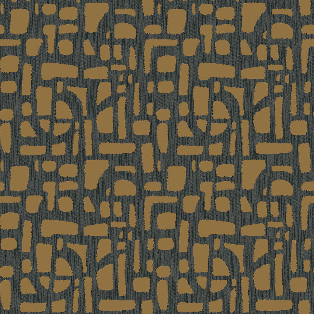 DWP0364-04 Chunky Geo Zen Rose Gold Wallpaper By Galerie