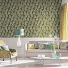 DWP0365-01 Tumbling Leaf Zen Green Wallpaper By Galerie