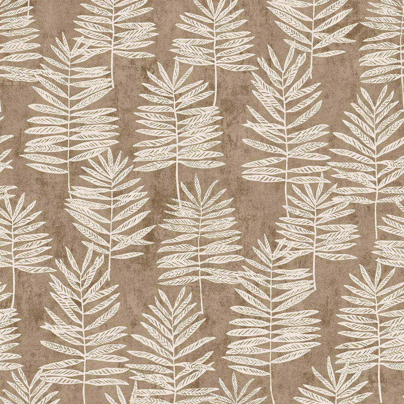 DWP0365-02 Tumbling Leaf Zen Bronze Brown Wallpaper By Galerie