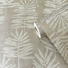 DWP0365-03 Tumbling Leaf Zen Cream Wallpaper By Galerie