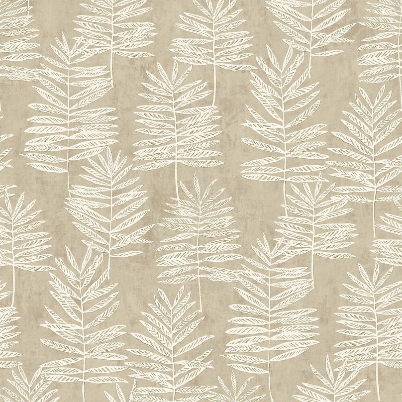 DWP0365-03 Tumbling Leaf Zen Cream Wallpaper By Galerie