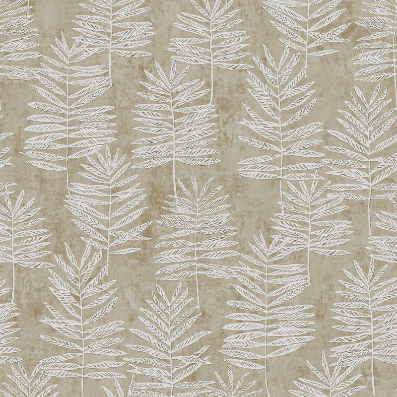 DWP0365-05 Tumbling Leaf Zen Silver Grey Wallpaper By Galerie