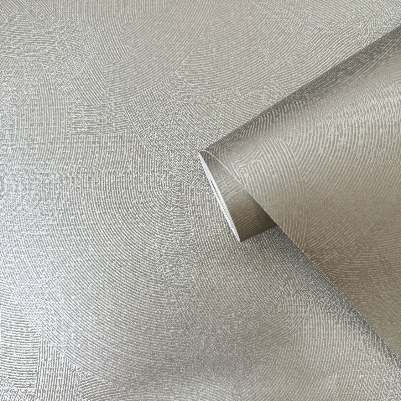 DWP0366-06 Plaster Fan Zen Silver Grey Wallpaper By Galerie