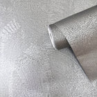 DWP0366-07 Plaster Fan Zen Silver Grey Wallpaper By Galerie