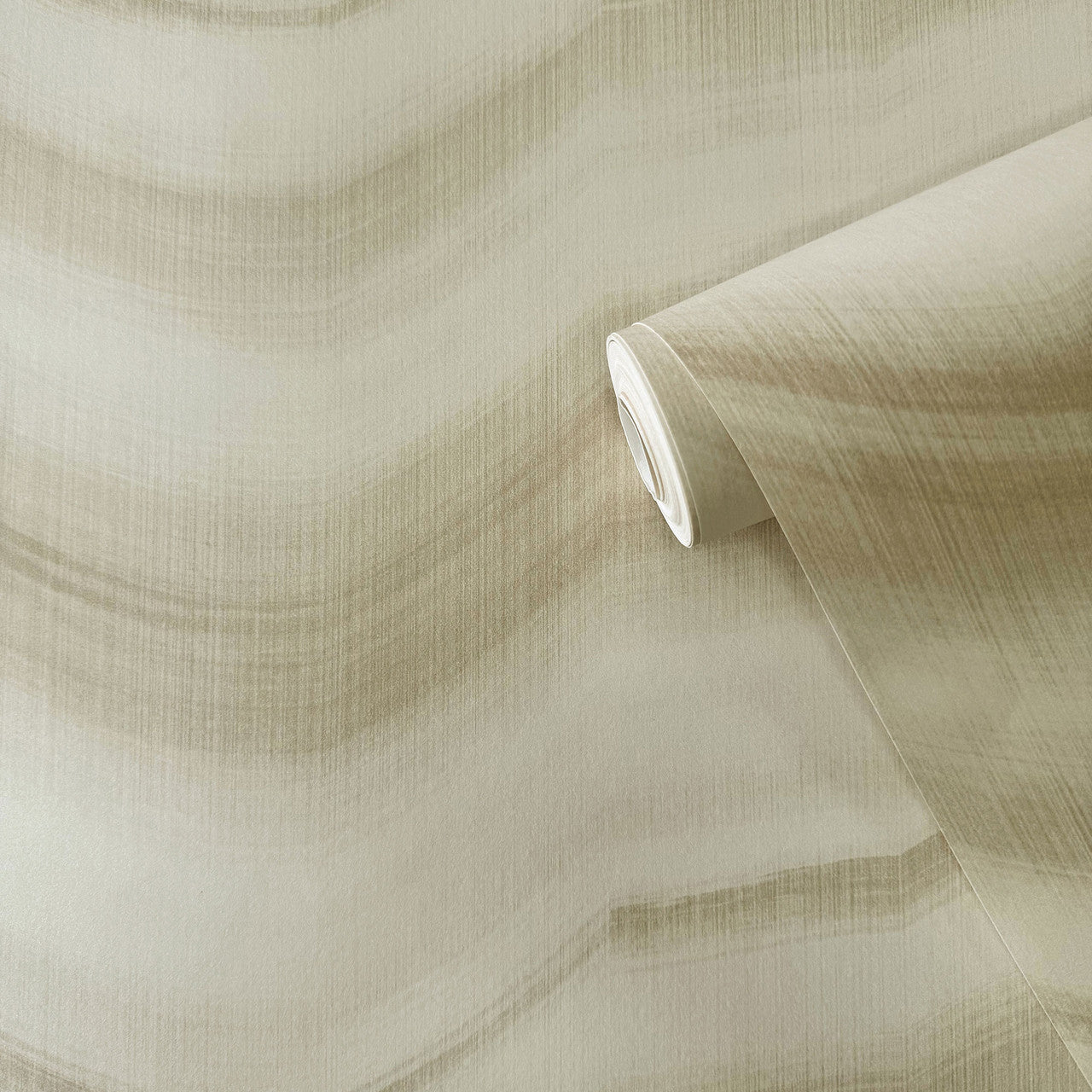 DWP0367-01 Cloudy Stripe Zen Beige Wallpaper By Galerie