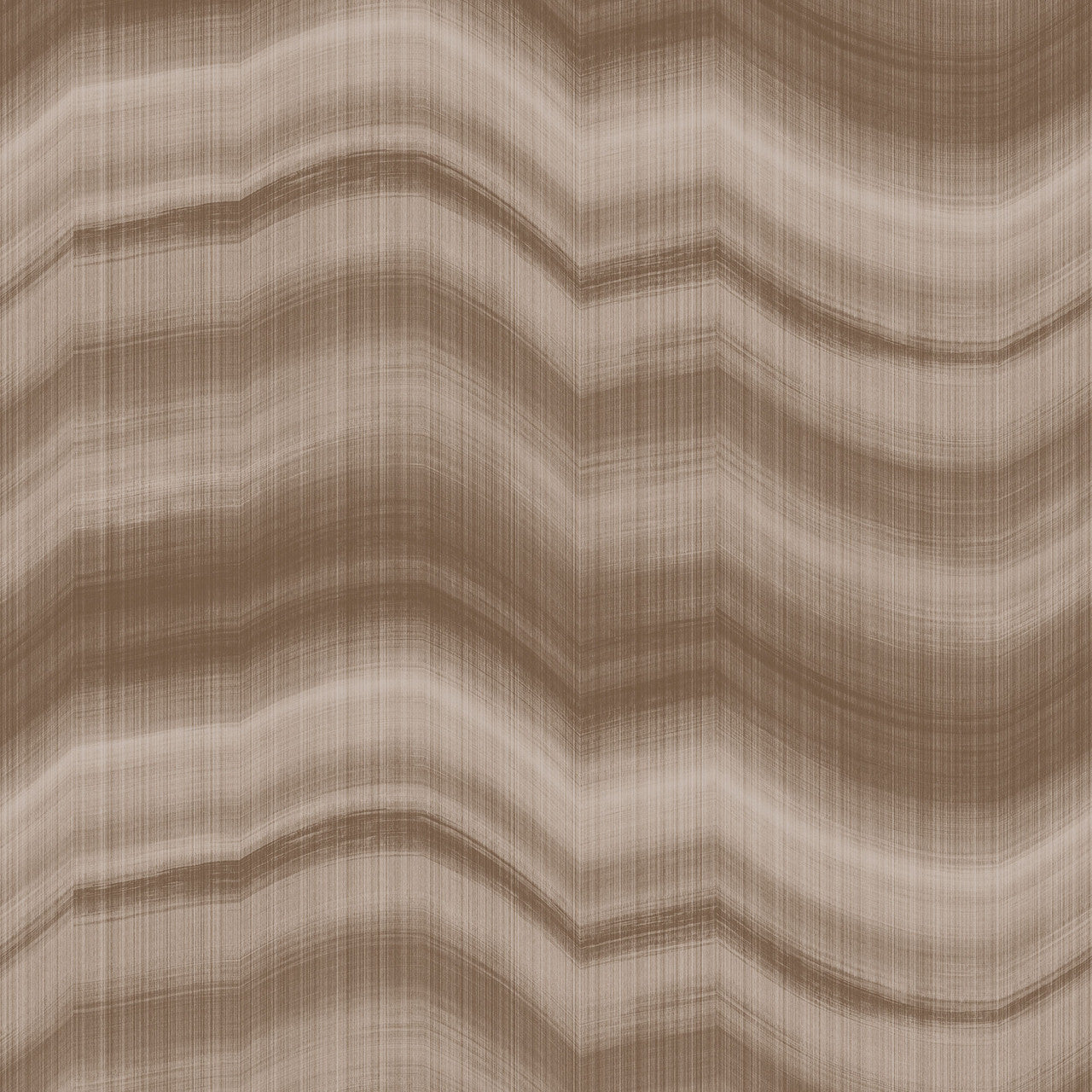 DWP0367-02 Cloudy Stripe Zen Bronze Brown Wallpaper By Galerie