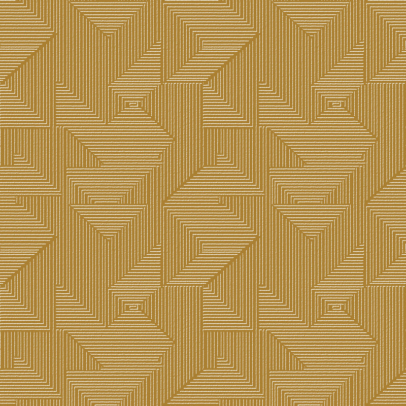 DWP0368-02 Cleopatra Zen Yellow Wallpaper By Galerie