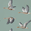 Elysian Geese Elysian Wallpaper By Sanderson