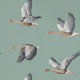 Elysian Geese Elysian Wallpaper By Sanderson
