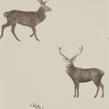 Evesham Deer Birch Wallpaper by Sanderson