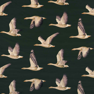 Geese Forest and Fig Fabric by Sanderson