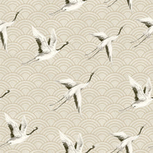 DYW0011 Japanese Cranes Discovery Light Gold Wallpaper By Sketch Twenty 3
