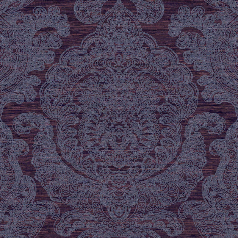 DYW0023 Raffles Discovery Burgundy Wallpaper By Sketch Twenty 3