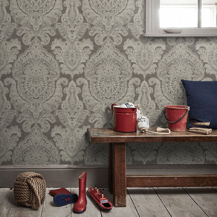 DYW0024 Raffles Discovery Chocolate Wallpaper By Sketch Twenty 3