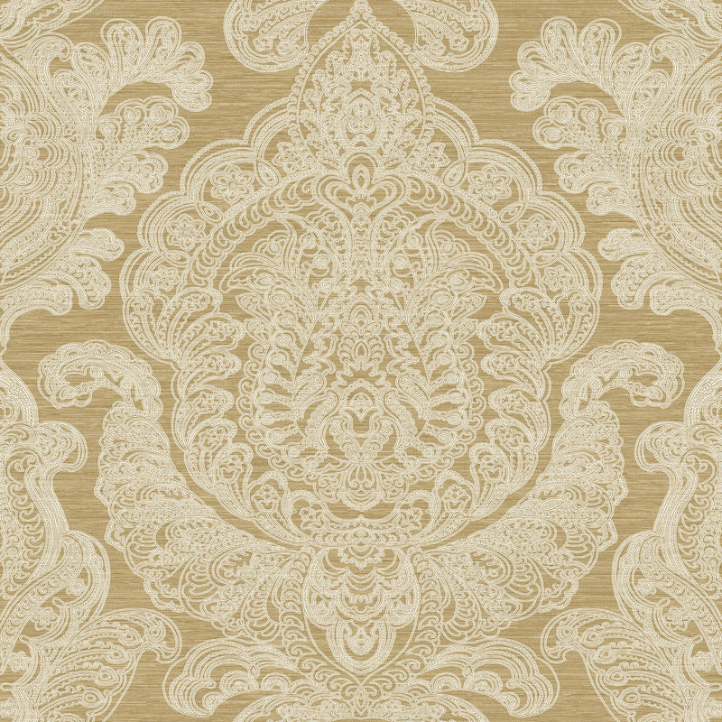 DYW0025 Raffles Discovery Gold Wallpaper By Sketch Twenty 3