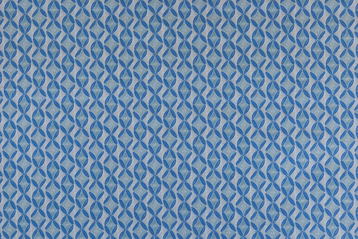 Dancing Vines Abaca Cobalt Wallpaper by Christopher Farr Cloth