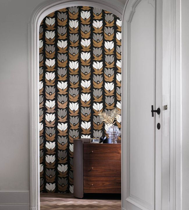 Dauphine Square Jasmin Wallpaper by Casamance