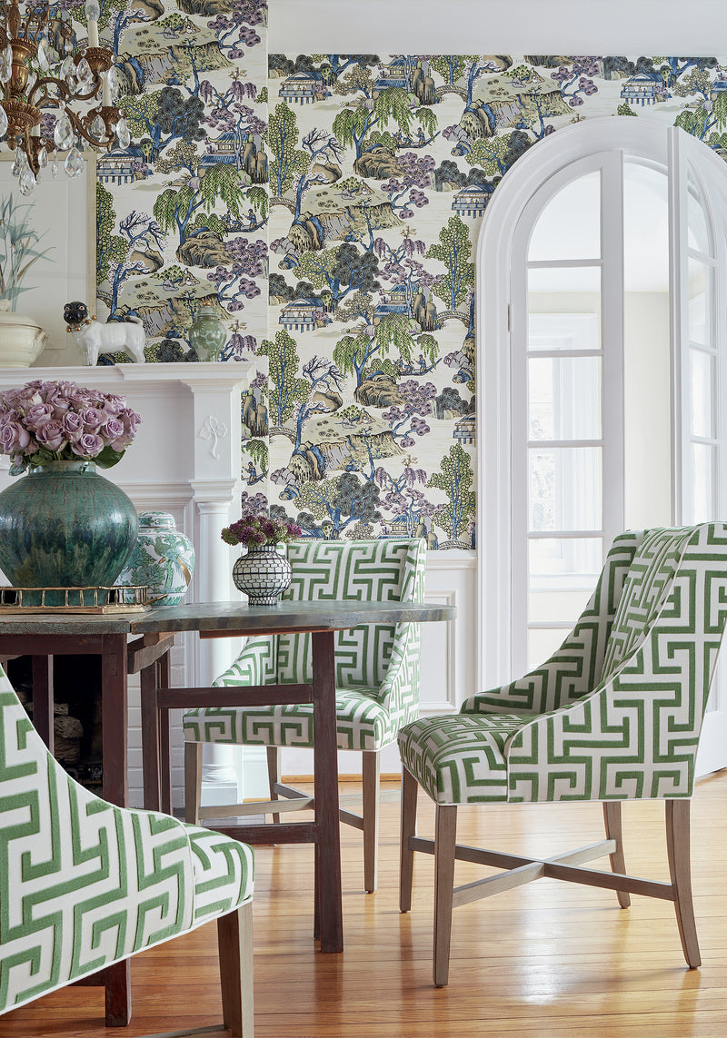 Asian Scenic Dynasty Wallpaper By Thibaut | T75460